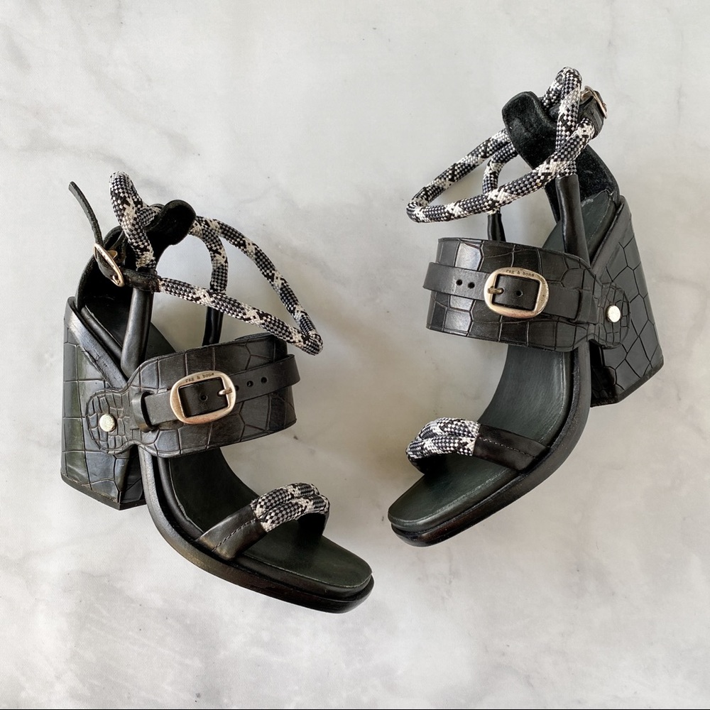 Rag and Bone Roni Rope Sandal Heels